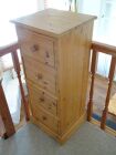 Set of pine drawers on the gallery.