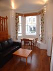 Dining area in bay window