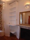 Left cupboard for TV &amp; book shelves
