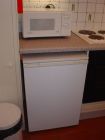 Hotpoint fridge &amp; Matsui microwave